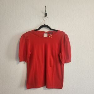 Vince Camuto Womens Size XS Red‎ Short Sleeve Sweater NWT